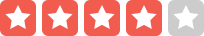4 out of 5 stars based on yelp reviews