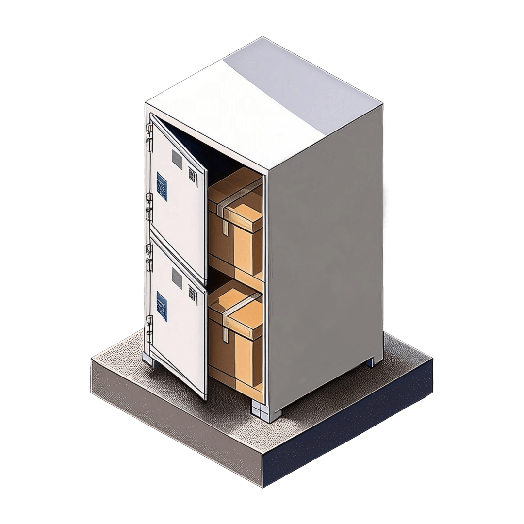storage_locker storage units size guide image thumbnail for Locksley Mini-Storage LLC, 12095 Locksley Ln, Auburn, CA, 95602