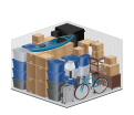 medium storage units size guide image for All American Storage - Brunswick, 1 Industrial Parkway, Brunswick, ME, 04011