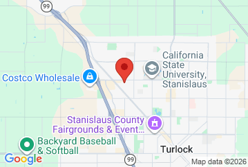 Map image of Monte Vista Mini Storage, 2000 W Monte Vista Ave., Turlock, CA, 95382 location