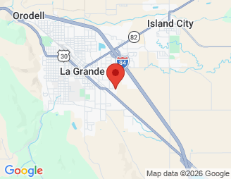 Map image of H Avenue Storage, 2516 H Avenue, La Grande, OR, 97850 location