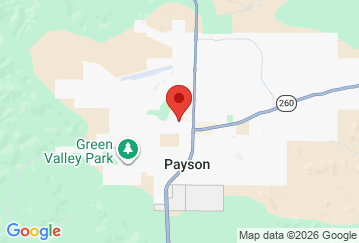 Map image of Rim Country Self Storage, 208 N Tonto Street, Payson, AZ, 85541 location