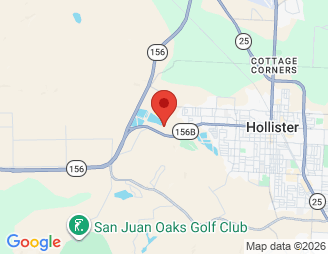 Map image of Mini Max Self Storage, 2450 San Juan Rd, Hollister, CA, 95023 location