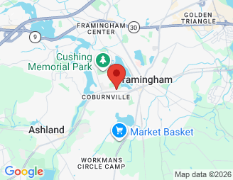 Map image of All American Storage - Framingham, 160 Fountain Street, Framingham, MA, 01702 location