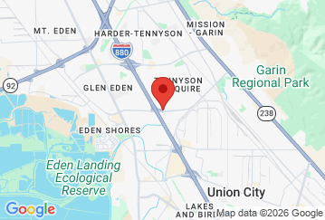 Map image of StoragePRO Self Storage of Hayward, 1820 Pacheco Way, Hayward, CA, 94544 location