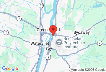 Map image of StoragePRO Self Storage of Troy, 500 River Street, Troy, NY, 12180 location