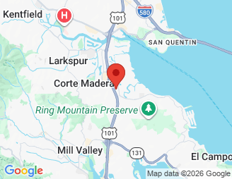 Map image of Corte Madera Mini Storage, 5776-B Paradise Dr, Corte Madera, CA, 94925 location