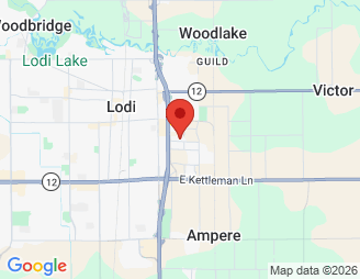 Map image of A&A Mini Storage, 1025 Industrial Way, Lodi, CA, 95240 location