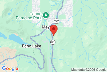 Map image of South Lake Tahoe Mini Storage at Meyers, 1071 Shakori Dr, South Lake Tahoe, CA, 96150 location