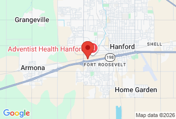 Map image of Budget Mini Storage, 1550 Glendale Ave, Hanford, CA, 93230 location
