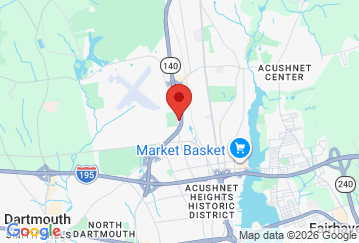 Map image of Airport Mini Storage - New Bedford, 600 Mt. Pleasant Street, New Bedford, MA, 02745 location