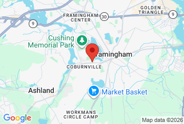 Map image of All American Storage - Framingham, 160 Fountain Street, Framingham, MA, 01702 location