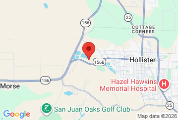 Map image of Mini Max Self Storage, 2450 San Juan Rd, Hollister, CA, 95023 location