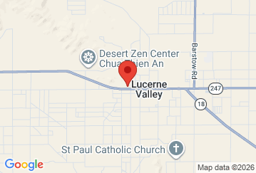 Map image of Lucerne Valley Self Storage, 31420 CA-18, Lucerne Valley, CA, 92356 location