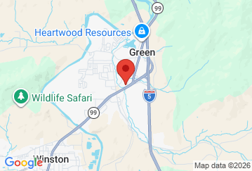 Map image of Shepherd Self Storage, 295 Industrial Drive, Roseburg, OR, 97471 location