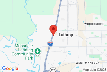 Map image of StoragePRO Self Storage of Lathrop, 15550 S Harlan Rd, Lathrop, CA, 95330 location