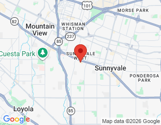 Map image of Grape Avenue Self Storage, 690 Grape Avenue, Sunnyvale, CA, 94087 location