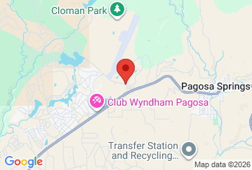 Map image of Airport Self Storage, 201 County Road 600, Pagosa Springs, CO, 81147 location